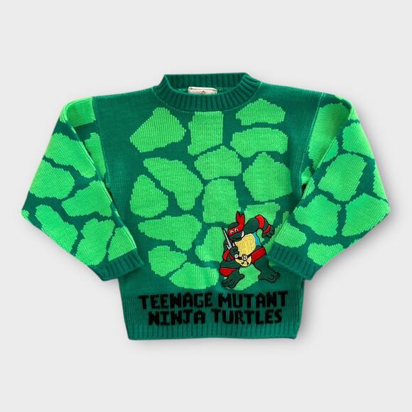 J.J. Poole Other - Vintage Teenage Mutant Ninja Turtles Sweater 90s Raphael J.J. Poole Youth size 6